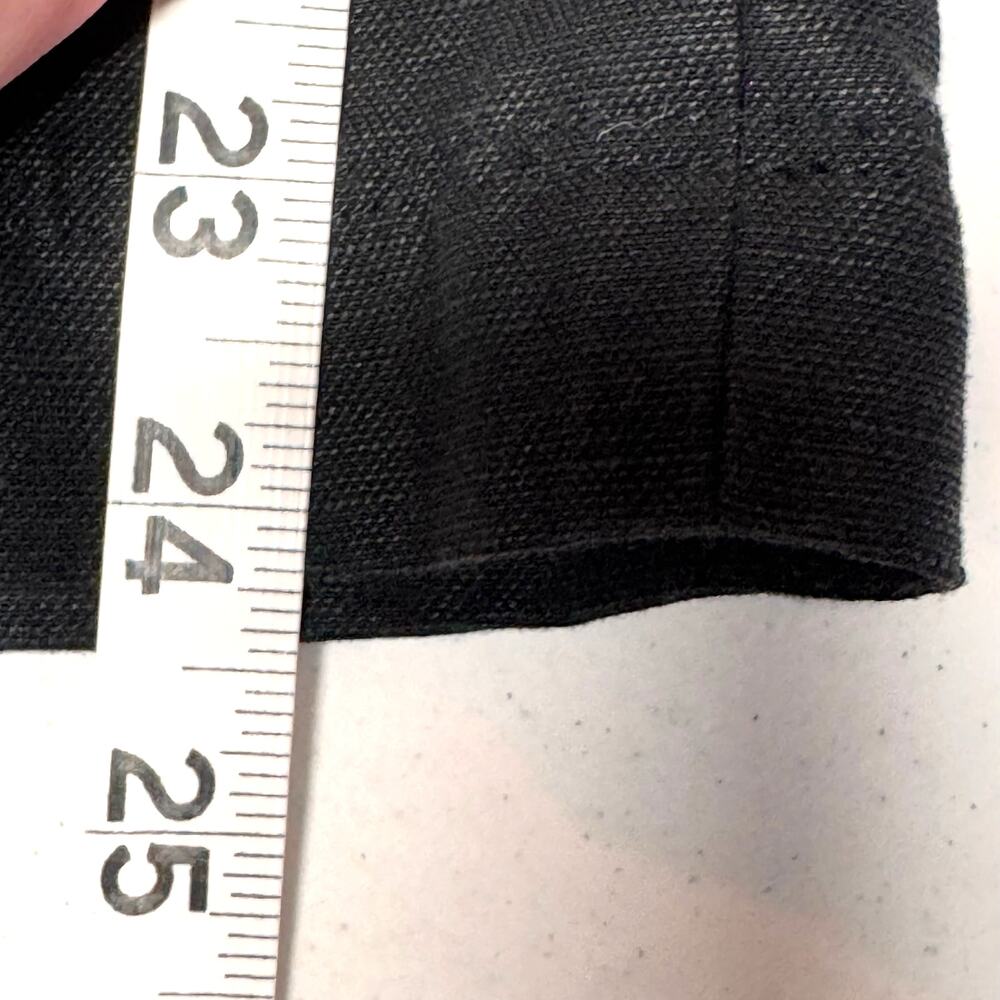 Aritzia Wilfred Brax Linen Jumpsuit Black Size 8 Capsule Minimal Classic Modern - Picture 16 of 16